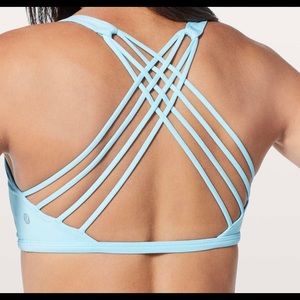 Lululemon Free to Be Wild Sports Bra (Sky blue)